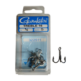 Gamakatsu Treble 16 Treble Hooks 5pk