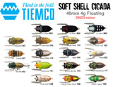 Tiemco Soft Shelled Cicada Lure 40mm 4.0g