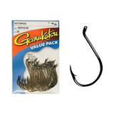 Gamakatsu Octopus Black Hooks Value 25 Pack