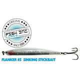 Fish Inc FLANKER 85mm CLEAR PEARL 19g