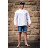 Mad Fisho Mad Marlin White Long Sleeve Tee