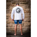 Mad Fisho Mad Marlin White Long Sleeve Tee