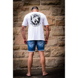 Mad Fisho Mad Marlin White TEE