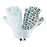 Daiwa Sun Gloves (Grey Prism & Light Aqua)