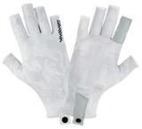Daiwa PRO Sun Gloves (Blue Prism & White Hex Camo)