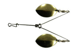 Tribe Twin Jig Spinner BRASS GOLD
