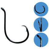 Gamakatsu OCTOPUS CIRCLE Black Hooks Value 25 pack